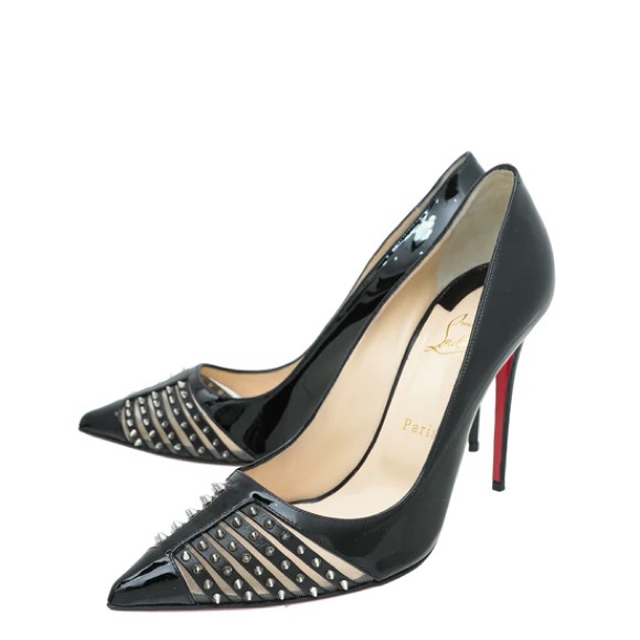 christian louboutin black bareta ☀️ - Picture 1 of 8